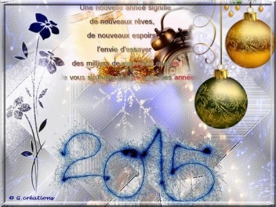 Bonne Année 2015-1S